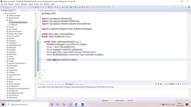 (in Hindi)How to handle Alerts or PopUps via Selenium смотреть онлайн