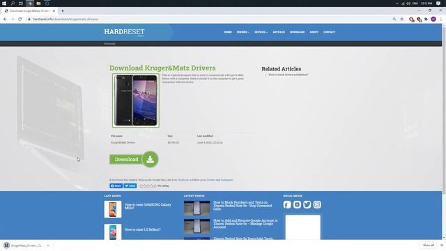 Kruger&Matz Drivers | Download and Install Kruger&Matz Mobile Drivers смотреть онлайн