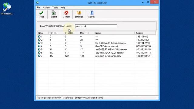 Tracert and traceroute commands using Windows GUI смотреть онлайн