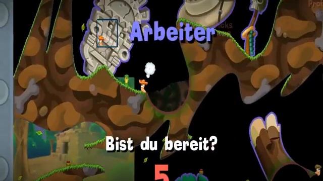 Worms Reloaded running on ReactOS смотреть онлайн