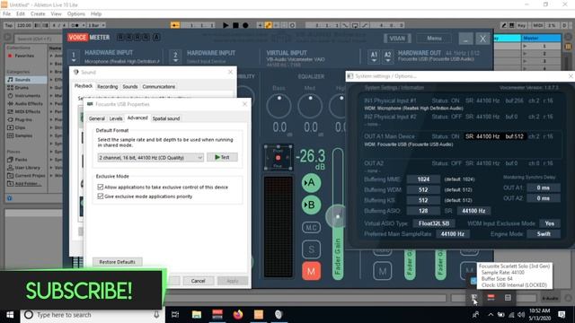 Live Stream Ableton Live with Voice Meeter (standard, banana, potato) - My Experience Fixing Latenc смотреть онлайн