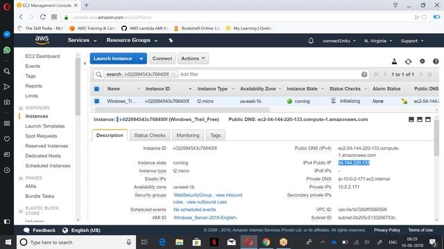 AWS EC2 Create and Launch Windows Server смотреть онлайн