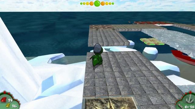 Grisu the Little Dragon (German PC Game) - 1080p60 HD Walkthrough World 3 - North Pole смотреть онлайн