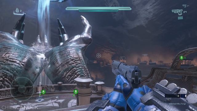 Halo 5 Forge on Windows 10 - Testing Mercy with New REQs! смотреть онлайн