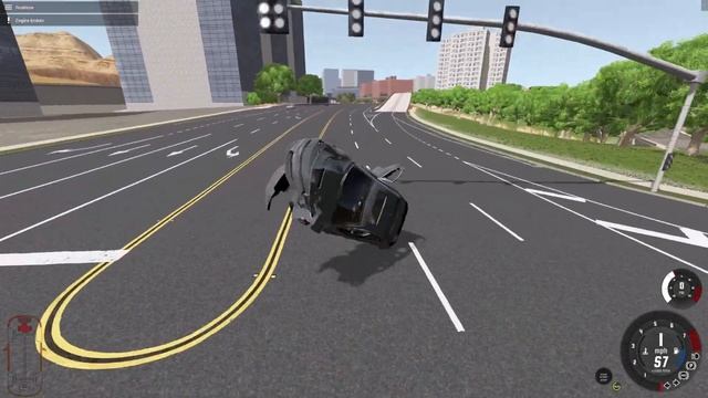 Dodge Charger Hellcat - BeamNG Drive смотреть онлайн