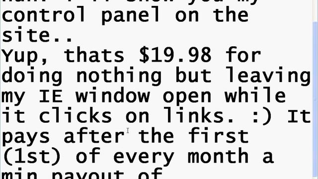 get paid to leave IE window open! смотреть онлайн