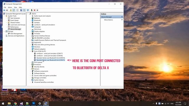 Connect to bluetooth module of Delta X robot смотреть онлайн