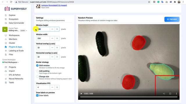 Split images with sliding windows in Supervisely смотреть онлайн