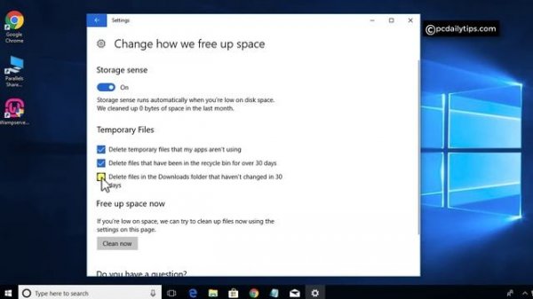 How to Enable Storage Sense on Windows 10