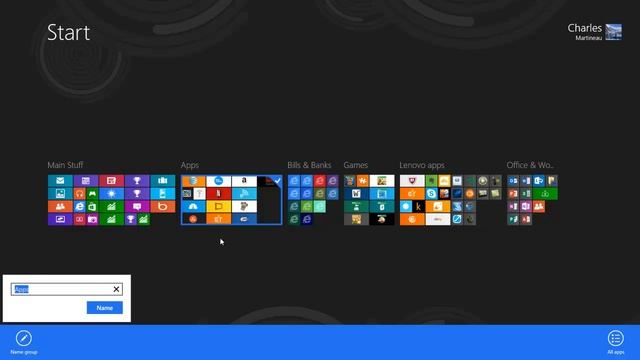 Windows 8 - Start Screen & Live Tiles смотреть онлайн