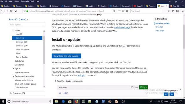 How to Install and configure Azure CLI on Windows 10 смотреть онлайн