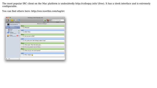Apple: What's the best way to use IRC on the mac? (2 Solutions!!) смотреть онлайн