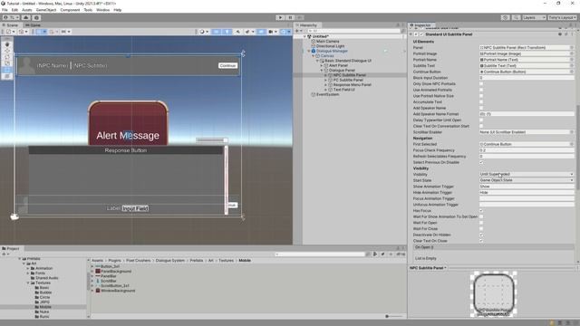 Dialogue System for Unity 2.x Dialogue UI Tutorial 1 смотреть онлайн