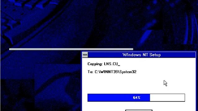 Installing Windows NT 3.51 смотреть онлайн