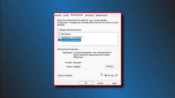 How to Disable or Enable Loudness Equalization in Windows 11/10 [TUTORIAL]