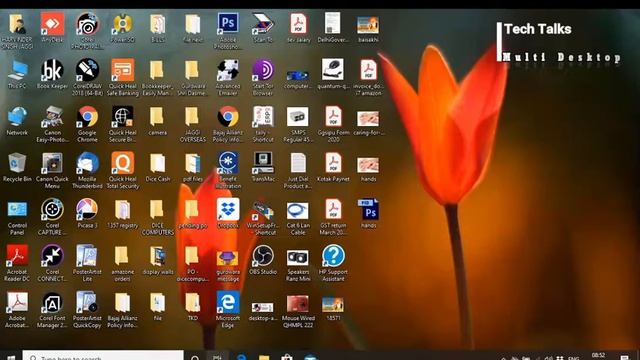 How to Create More then One Desktop in Windows 10 or Virtual Desktop or Multidesktop in windows 10 смотреть онлайн