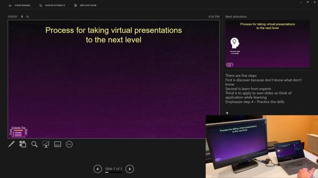 Using PowerPoint Presenter View in a Teams meeting in Windows with 2 screens (similar in Zoom) смотреть онлайн