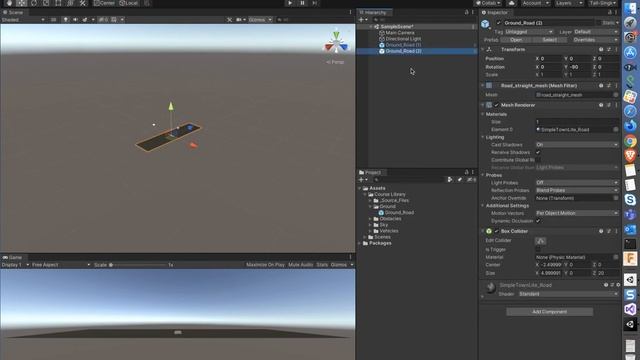 Unity - Unit 1 - Player Control - Part 2- Building the Road Manually смотреть онлайн