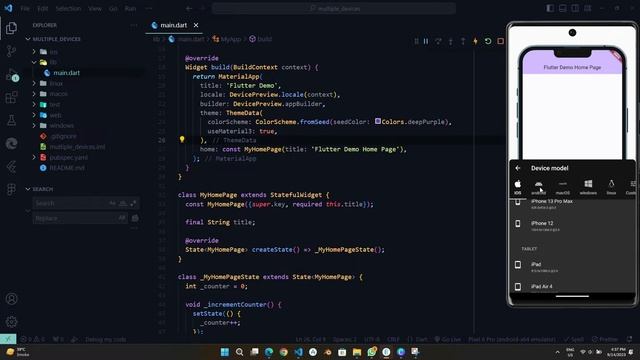 How to test your Flutter app UI on iPhone/ android/ mac/ windows/ Linus in Windows (2023) || 2 min смотреть онлайн
