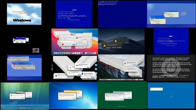 All Windows Original + Mac Crazy Error Battles! x16 смотреть онлайн