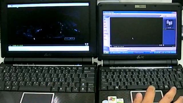 Eee PC 901 vs 1000H HD WMV Movie Playback смотреть онлайн