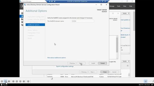 Create First DC users, groups, group members , Group Policy Central Location (Arabic Audio part 1). смотреть онлайн