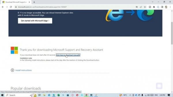 Download SARA in PC | How to Download Microsoft support and recovery assistant tools | #microsoft