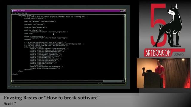 SkyDogCon 2015: Fuzzing Basics - Scott M смотреть онлайн