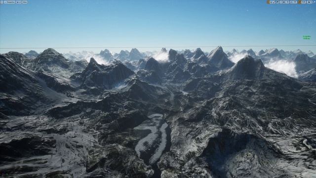 UE4 - Runtime Virtual Texture - Performance Test | Procedural Planet | Bruneton&Neyret Atmo смотреть онлайн