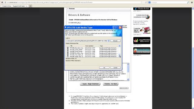 imagePROGRAF How to use the MCT Media Configuration Tool to update media profiles in your printer смотреть онлайн