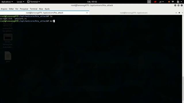 Windows 8 Faill (PowerShell hta + Metasploit MultScript) смотреть онлайн