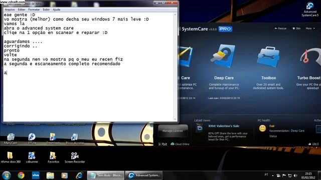 DeiXando WINDOWS 7 MAIS LEVE . смотреть онлайн