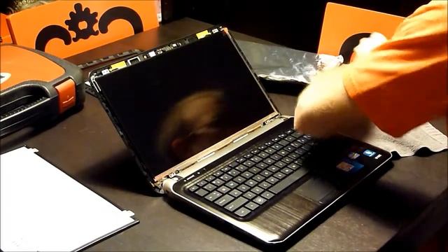 Laptop screen replacement / How to replace laptop screen HP-dm43050us смотреть онлайн