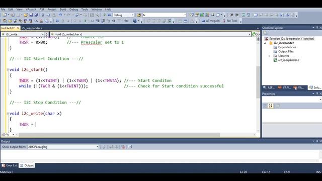 I2C COMMUNICATION USING ATMEGA16 смотреть онлайн