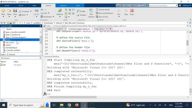 Legacy Code Tool and S-Function Builder: Creating Simulink S-Functions смотреть онлайн