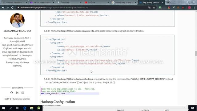 Installation Hadoop 2.8.0 sur windows смотреть онлайн