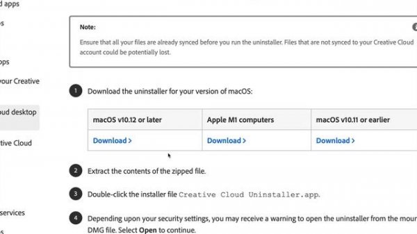 How to Uninstall Adobe Creative Cloud from Mac