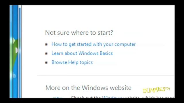 How to Use Windows 7's Help System and Troubleshooter For Dummies смотреть онлайн