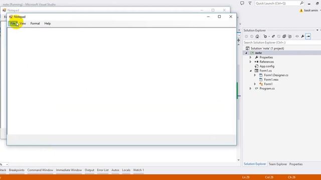 How to make a notepad in c#(urdu/hindi ) смотреть онлайн