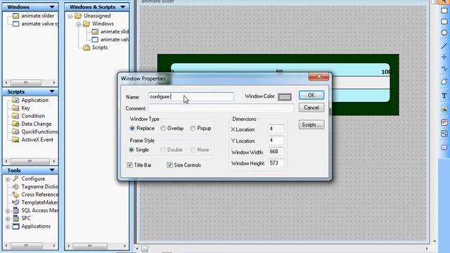 Create New Application Windows and Graphics WONDERWARE INTOUCH смотреть онлайн
