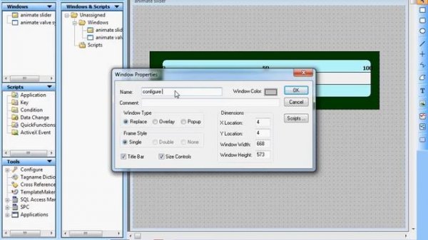 Create New Application Windows and Graphics WONDERWARE INTOUCH