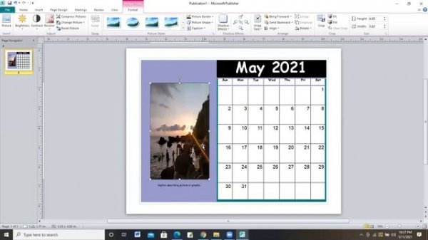 MICROSOFT PUBLISHER HOW TO MAKE CALENDAR