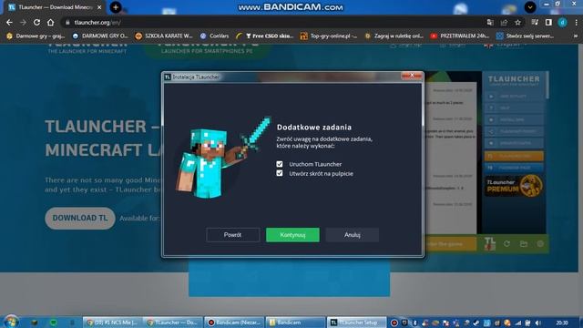 Jak pobrać Tlauncher (launcher minecraft) смотреть онлайн