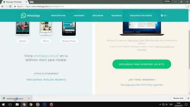 Descargar WhatsApp Messenger Para PC! | GRATIS | 2017 смотреть онлайн