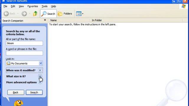 Using XP Search to locate Files смотреть онлайн