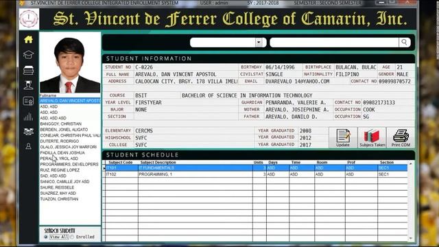 MY ENROLLMENT x GRADING x SCHEDULING SYSTEM - VISUAL FOXPRO PH смотреть онлайн