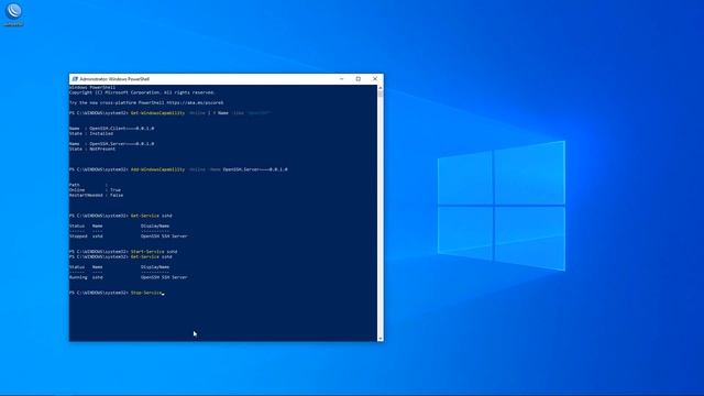 How to SSH Connection to Windows - Use OpenSSH server смотреть онлайн