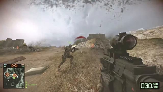 Battlefield Bad Company 2 Bot Gameplay! смотреть онлайн