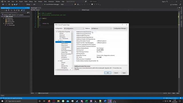 How to setup SFML in Visual Studio in 5 minutes. Fully Explained. смотреть онлайн