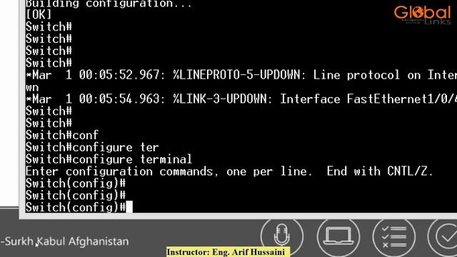 روش فعال کردن Telnet و تنظیم پسورد روی پورت Consol و Enable پسورد و بعضی دستورات ابتدایی سویچ و روت смотреть онлайн